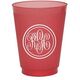 Double Circle Monogram Colored Shatterproof Cups Image 1 of 5